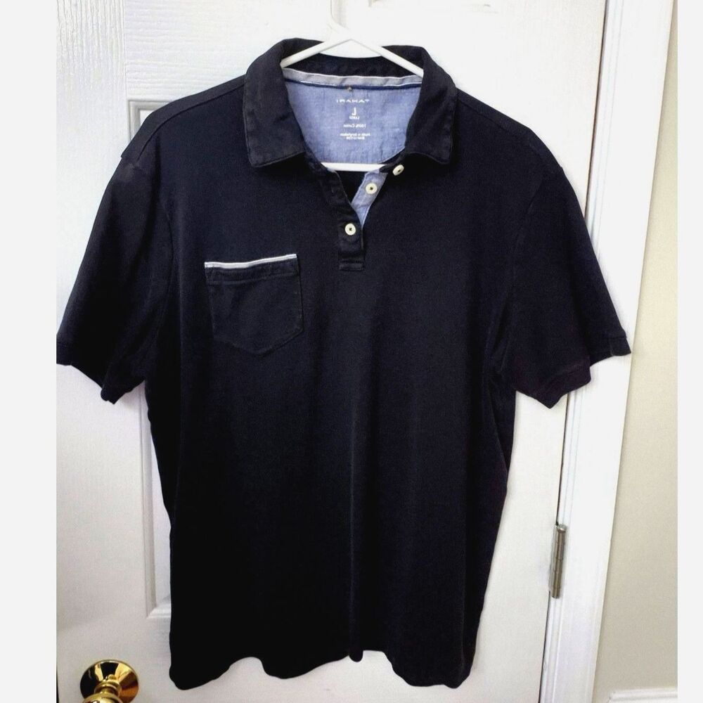 Elie-tahari Men's Black Polo-shirts